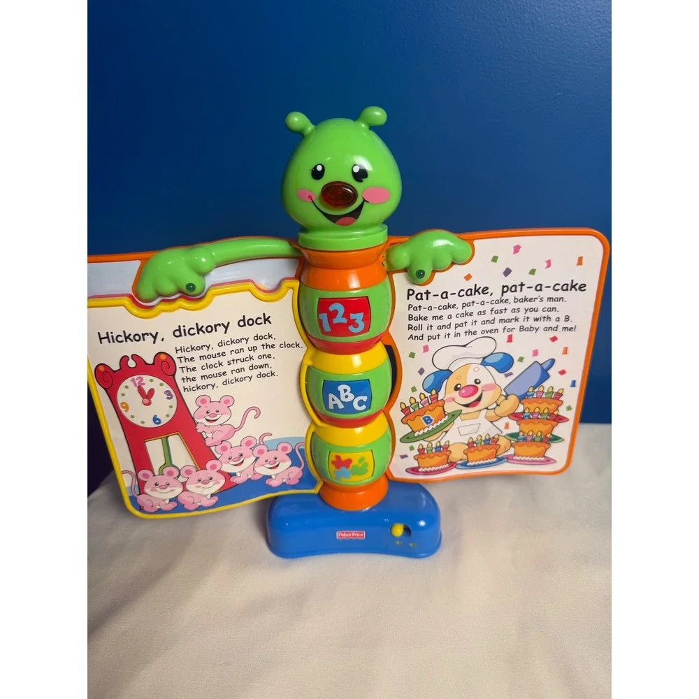 Fisher-Price Laugh & Learn Storybook Rhymes Musical Caterpillar Baby Toy N1161